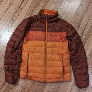 Marmot down puffer jacket